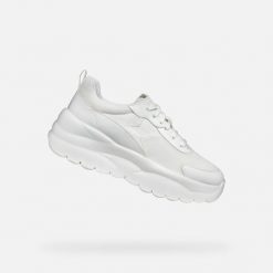 Buty GEOX D XTORS Biały. Białe obuwie trekkingowe damskie Geox. Za 338.99 zł.