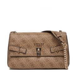 Torebka Guess. Brązowe torebki klasyczne damskie Guess, z aplikacjami, bez dodatków. Za 589.99 zł.