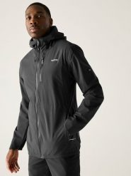 Regatta Kurtka funkcyjna "Radler" w kolorze czarnym rozmiar: M. Czarne kurtki outdoor męskie Regatta, m, bez wzorów, z materiału, bez kaptura. Za 198.10 zł.