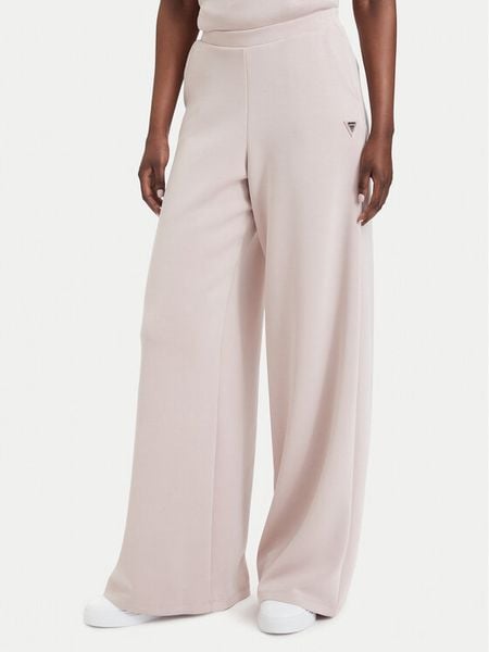 Guess Spodnie dresowe V4YB07 KCAY2 Różowy jasny Relaxed Fit. Czerwone spodnie dresowe damskie Guess, xl, z aplikacjami, z dresówki. Za 394.99 zł.