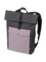 Plecak zwijany 17L – Grape / Black Meatfly. Fioletowe plecaki damskie Meatfly, bez wzorów, z materiału, biznesowe. Za 237.99 zł.