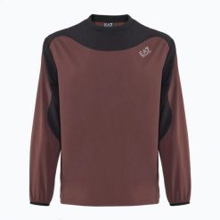 Bluza męska EA7 Emporio Armani Ventus7 Lab Tee. Brązowe bluzy bez kaptura męskie EA7 Emporio Armani, l, z elastanu. Za 429.99 zł.