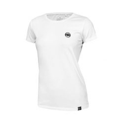 Koszulka bawełniana sportowy t-shirt dla dorosłych Slim Fit Small Logo. Czarne bluzki sportowe damskie PITBULL, m, bez wzorów, z bawełny, bez ramiączek. Za 79.00 zł.