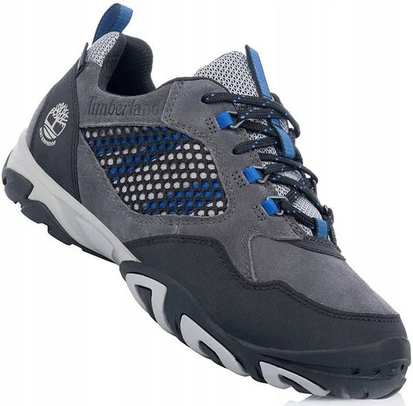 Męskie buty trapery trekkingowe TIMBERLAND CRESTRIDGE WATERPROOF LOW. Szare buty trekkingowe męskie Timberland, z gumy, bez zapięcia. Za 399.00 zł.