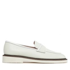 Lordsy Pollini. Białe mokasyny damskie Pollini. Za 699.99 zł.