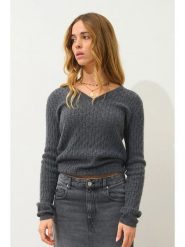 AUTHENTIC CASHMERE Kaszmirowy sweter "Grasmoor" w kolorze szarym rozmiar: M. Szare swetry klasyczne damskie AUTHENTIC CASHMERE, m, z kaszmiru, bez kołnierzyka. Za 391.99 zł.