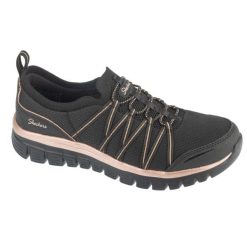 Buty sportowe Sneakersy damskie, Graceful - Purecrush. Czarne buty sportowe na co dzień damskie Skechers, bez wzorów, trekkingowe. Za 319.99 zł.