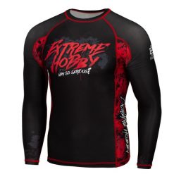 Koszulka sportowa męska Rashguard do MMA EXTREME HOBBY WHY SO SERIOUS. Czarne bielizna termoaktywna męska EXTREME HOBBY, m, bez wzorów, z bawełny. Za 209.00 zł.