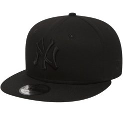 Męska czapka z daszkiem New Era 9FIFTY MLB New York Yankees Cap. Czarne czapki męskie New Era, bez wzorów, z bawełny, sportowe. Za 169.99 zł.