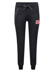 Geographical Norway Spodnie dresowe "Monbichon" w kolorze czarnym rozmiar: L. Czarne spodnie dresowe damskie Geographical Norway, l, bez wzorów, z dresówki. Za 83.62 zł.