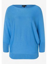 More & More Sweter w kolorze niebieskim rozmiar: 42. Niebieskie swetry klasyczne damskie MORE & MORE, s, z wiskozy, bez kołnierzyka. Za 109.78 zł.