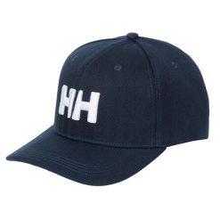 Czapka Helly Hansen Brand. Niebieskie czapki męskie Helly Hansen, bez wzorów, z materiału. Za 147.90 zł.