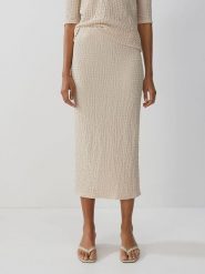 Someday Spódnica w kolorze beżowym rozmiar: 38. Brązowe spódniczki damskie Someday, bez wzorów, midi. Za 131.43 zł.