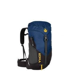 Plecak z siatką dystansową Kohla Active 22L - navy peony/lemon curry/caviar. Niebieskie plecaki damskie KOHLA, bez wzorów. Za 319.99 zł.