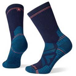 Skarpety Trekkingowe Damskie Smartwool Hike Full Cushion Crew Socks. Niebieskie skarpetki damskie Smartwool, bez wzorów, z wełny. Za 120.90 zł.