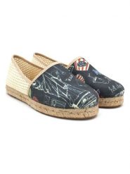 Calceo Espadryle w kolorze granatowym ze wzorem rozmiar: 42. Niebieskie espadryle damskie Calceo, bez wzorów, bez obcasa. Za 210.81 zł.