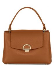 Mia Tomazzi Skórzana torebka "Ingegnoli" w kolorze jasnobrązowym - 25 x 19 x 9 cm rozmiar: onesize. Brązowe torebki klasyczne damskie Mia Tomazzi, bez wzorów, z materiału, bez dodatków. Za 304.99 zł.