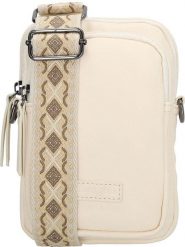 Beagles Torebka "Malaga" w kolorze kremowym na telefon - 12,5 x 19,5 x 2,5 cm rozmiar: onesize. Brązowe torebki klasyczne damskie Beagles, bez wzorów, z materiału, małe, bez dodatków. Za 65.99 zł.