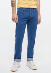 MUSTANG OREGON TAPERED MĘSKIE SPODNIE JEANSOWE JEANSY DENIM BLUE 1013680 5000 683. Niebieskie jeansy męskie Mustang. Za 219.99 zł.