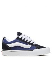 Vans Tenisówki Knu Skool VN0009QCNWD1 Granatowy. Niebieskie trampki i tenisówki damskie Vans, bez wzorów, ze skóry. Za 229.99 zł.