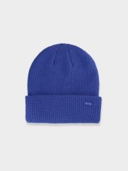 4F Czapka zimowa damska - niebieska S. Niebieskie czapki zimowe damskie 4f. W wyprzedaży za 4.99 zł.