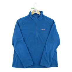 Second life - Patagonia bluza polarowa męska - Stan bardzo dobry. Niebieskie bluzy z kapturem męskie Patagonia, l, z materiału. Za 212.96 zł.