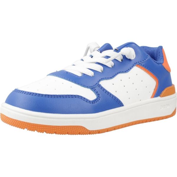 Buty GEOX J WASHIBA BOY Biały. Białe buty fitness męskie Geox, na fitness i siłownię. Za 179.99 zł.