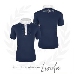 Koszula konkursowa damska JD ATTACK z krótkim rękawem Linda. Fioletowe koszule damskie JD ATTACK, na lato, xl, bez wzorów, sportowe, bez kołnierzyka, bez ramiączek. Za 189.00 zł.
