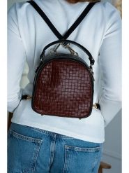 Victor & Hugo Paris Skórzany plecak "Ketlin" w kolorze brązowym - 20 x 20 x 10 cm rozmiar: onesize. Brązowe plecaki damskie Victor & Hugo Paris, bez wzorów, z materiału. Za 327.10 zł.