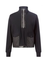 Marc Cain Bluza Kobiety czarny, 36. Czarne bluzy sportowe damskie Marc Cain, bez wzorów, z syntetyku, bez ramiączek, bez kaptura. Za 949.95 zł.