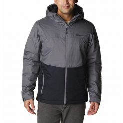 Kurtka Ocieplana Męska Columbia Point Park Insulated. Czarne kurtki męskie Columbia, m, bez wzorów, casualowe, bez kaptura. Za 650.30 zł.