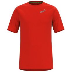 Inov-8 Base Elite SS Tee, męski t-shirt. Czerwone t-shirty męskie Inov-8, m, bez wzorów, z materiału, bez kołnierzyka. Za 139.99 zł.