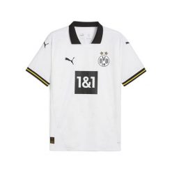 Męska koszulka dodatkowa Borussia Dortmund 24/25 PUMA White. Białe t-shirty sportowe męskie Puma, m, bez ramiączek, do piłki nożnej. W wyprzedaży za 354.00 zł.