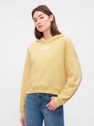 GAP Bluza w kolorze żółtym rozmiar: L. Żółte bluzy z kapturem damskie GAP, l. Za 92.21 zł.