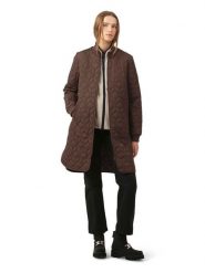 Ilse Jacobsen Płaszcz pikowany w kolorze ciemnobrązowym rozmiar: 34. Brązowe płaszcze damskie Ilse Jacobsen, bez wzorów. Za 217.99 zł.