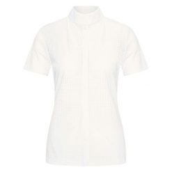 Damska koszulka do jazdy konnej Imperial Riding Airshift Grandprix. Białe t-shirty damskie IMPERIAL RIDING, bez wzorów, bez kołnierzyka. Za 206.50 zł.