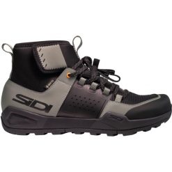 Buty ATOMUS MID GTX (zimowe) - szare Mulled Green/czarne. Czarne buty trekkingowe męskie SIDI, na jesień, z gore-texu, bez zapięcia, rowerowe, gore-tex. Za 954.40 zł.
