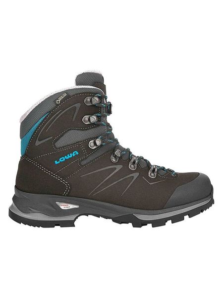 LOWA Skórzane botki trekkingowe "Badia GTX" w kolorze antracytowym rozmiar: 37,5. Czarne obuwie trekkingowe damskie Lowa. Za 592.99 zł.