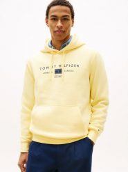 Tommy Hilfiger Bluza z kapturem Harren Mężczyźni Bawełna (100%) żółty, S. Żółte bluzy z kapturem męskie Tommy Hilfiger, m, z bawełny. Za 229.95 zł.