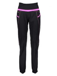 Crazy Spodnie funkcyjne w kolorze czarno-różowym rozmiar: M. Czarne spodnie dresowe damskie Crazy, m, bez wzorów, z materiału. Za 136.13 zł.