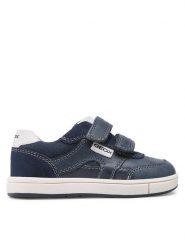Geox Sneakersy B Trottola B. A B2543A 0CL22 C4211 M Granatowy. Niebieskie buty sportowe chłopięce Geox, ze skóry, bez zapięcia. Za 139.99 zł.