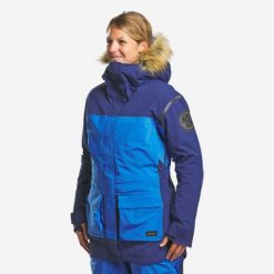 Second Life - Parka trekkingowa damska Forclaz Arctic 900 -33°C... - Stan Dobry. Niebieskie parki damskie FORCLAZ, na zimę, l, bez wzorów, z elastanu. Za 799.00 zł.