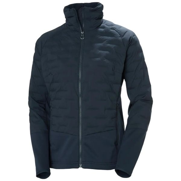 Damska kurtka puchowa Helly Hansen Hybrid Stretch Insulator. Niebieskie kurtki damskie Helly Hansen, s, bez wzorów, z elastanu, bez kaptura. Za 779.00 zł.