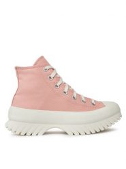 Converse Trampki Chuck Taylor As Lugged 2.0 A05475C Różowy. Czerwone trampki i tenisówki damskie Converse, bez wzorów, z materiału. Za 309.99 zł.
