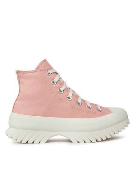 Converse Trampki Chuck Taylor As Lugged 2.0 A05475C Różowy. Czerwone trampki i tenisówki damskie Converse, bez wzorów, z materiału. Za 217.99 zł.