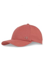 Calvin Klein Czapka z daszkiem K60K613102 Pomarańczowy. Brązowe czapki z daszkiem damskie CALVIN KLEIN, bez wzorów, z bawełny. Za 99.99 zł.