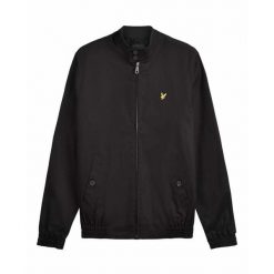 Kurtka Lyle & Scott. Czarne kurtki męskie LYLE AND SCOTT, xl, bez wzorów, z bawełny, klasyczne, bez kaptura. Za 465.45 zł.