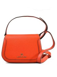 Michael Kors Skórzana torebka w kolorze pomarańczowym - 20 x 15 x 8 cm rozmiar: onesize. Pomarańczowe torebki klasyczne damskie Michael Kors, bez wzorów, z materiału, bez dodatków. Za 701.16 zł.