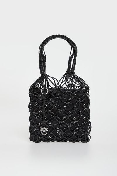 Torebka damska Handbag Mini Evening Net PINKO. Torebki klasyczne damskie Pinko, bez wzorów, bez dodatków. W wyprzedaży za 559.30 zł.
