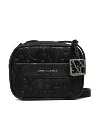 Armani Exchange Torba MESSENGER BAG Czarny. Czarne listonoszki damskie Armani Exchange, bez wzorów, z materiału, bez dodatków. Za 479.99 zł.
